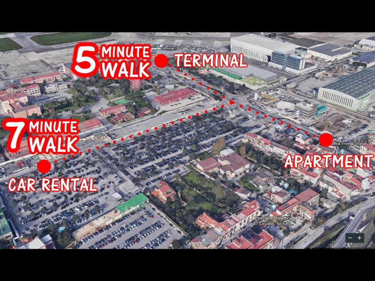 La Casetta Arancione Nell'Aeroporto Di Napoli Daire Dış mekan fotoğraf